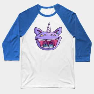 Purple Alien Baseball T-Shirt